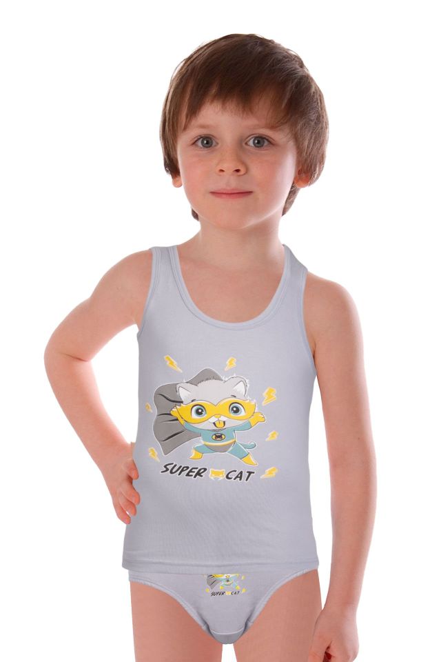 ERKEK ÇOCUK-ÇAMAŞIR - ATLET SLIP TAKIM