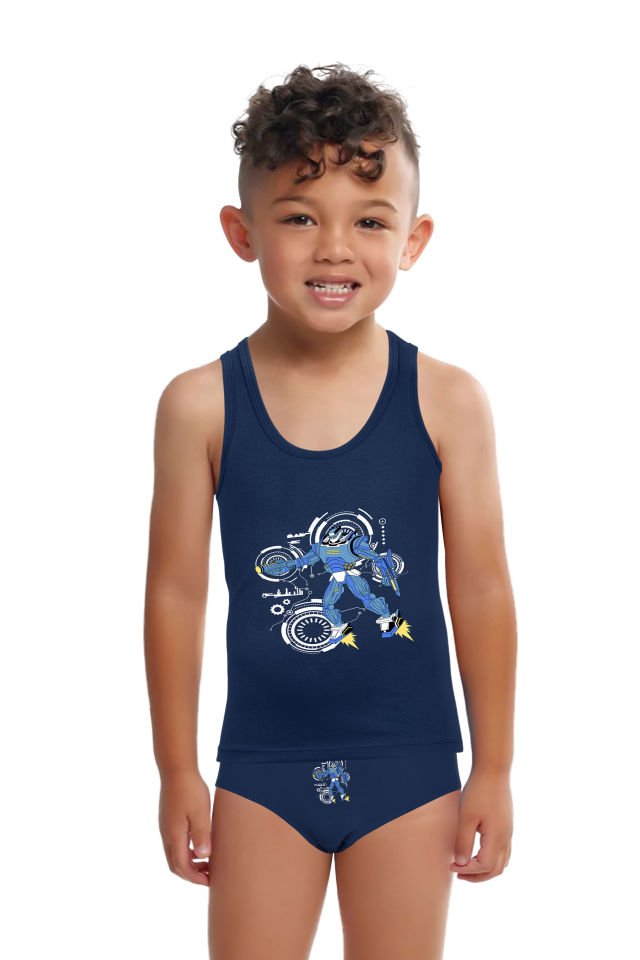 ERKEK ÇOCUK-ÇAMAŞIR - ATLET SLIP TAKIM