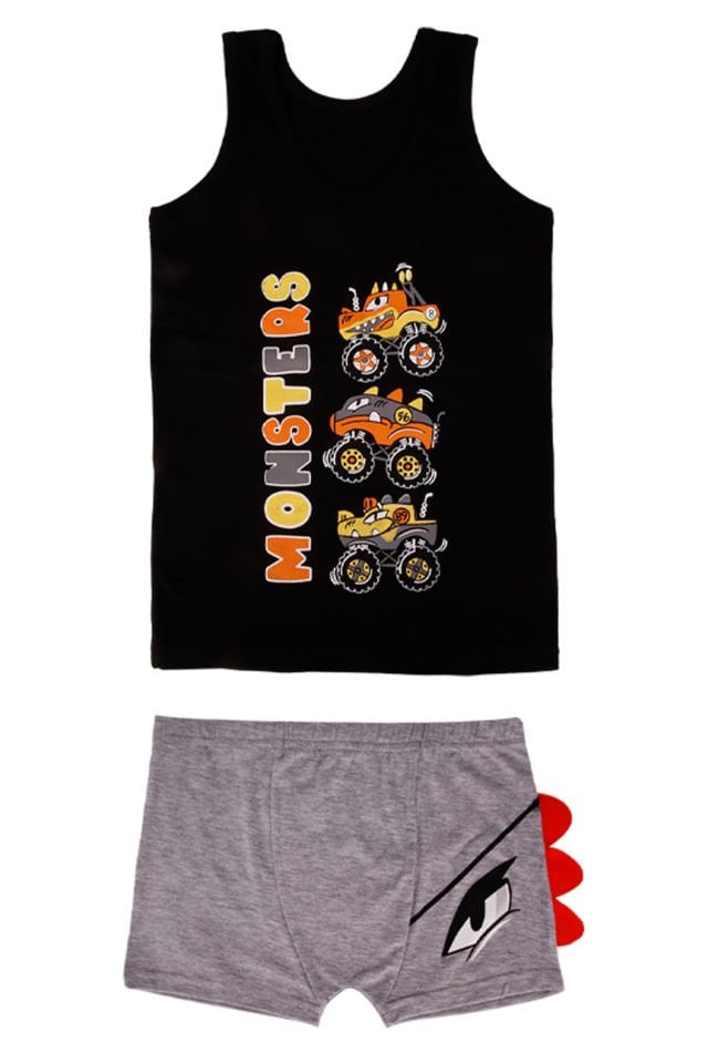 ERKEK ÇOCUK-ÇAMAŞIR - ATLET BOXER TAKIM
