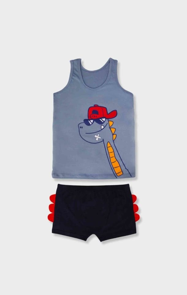 ERKEK ÇOCUK-ÇAMAŞIR - ATLET BOXER TAKIM
