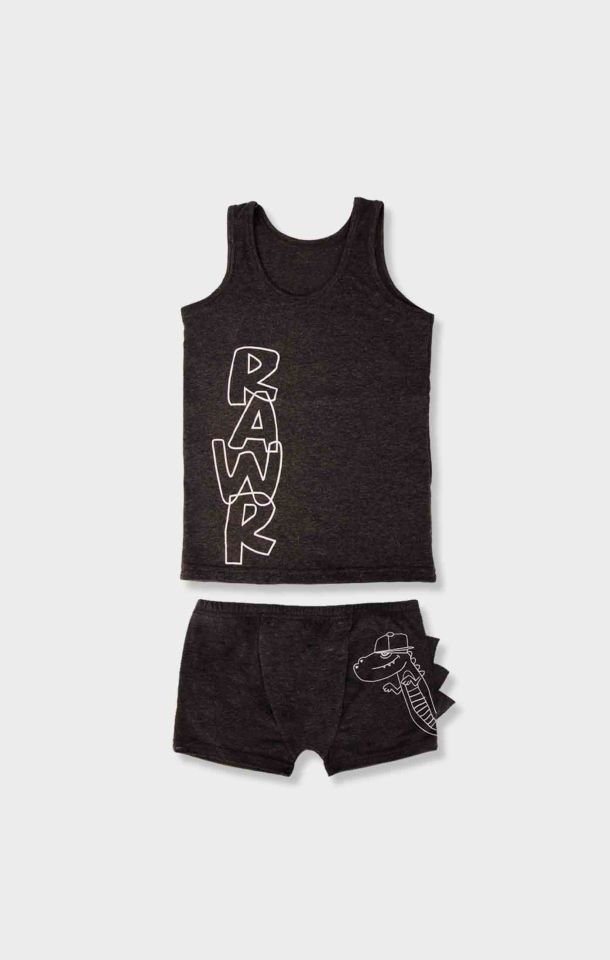 ERKEK ÇOCUK-ÇAMAŞIR - ATLET BOXER TAKIM