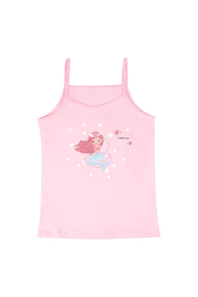 DomiKids Kız Çocuk  Atlet 3'Lü Paket