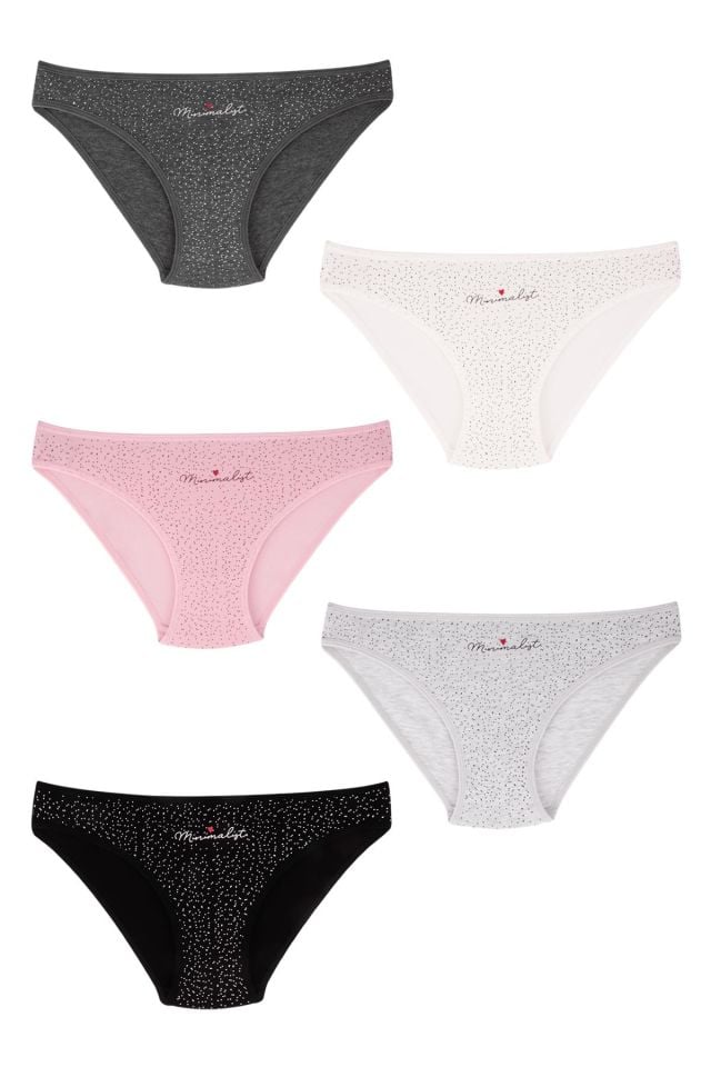 Domikids Kız Çocuk Pamuklu Külot 5'Li Paket