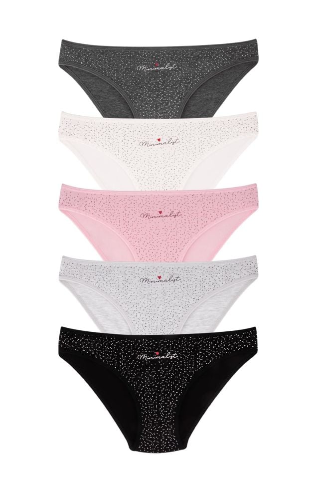 Domikids Kız Çocuk Pamuklu Külot 5'Li Paket