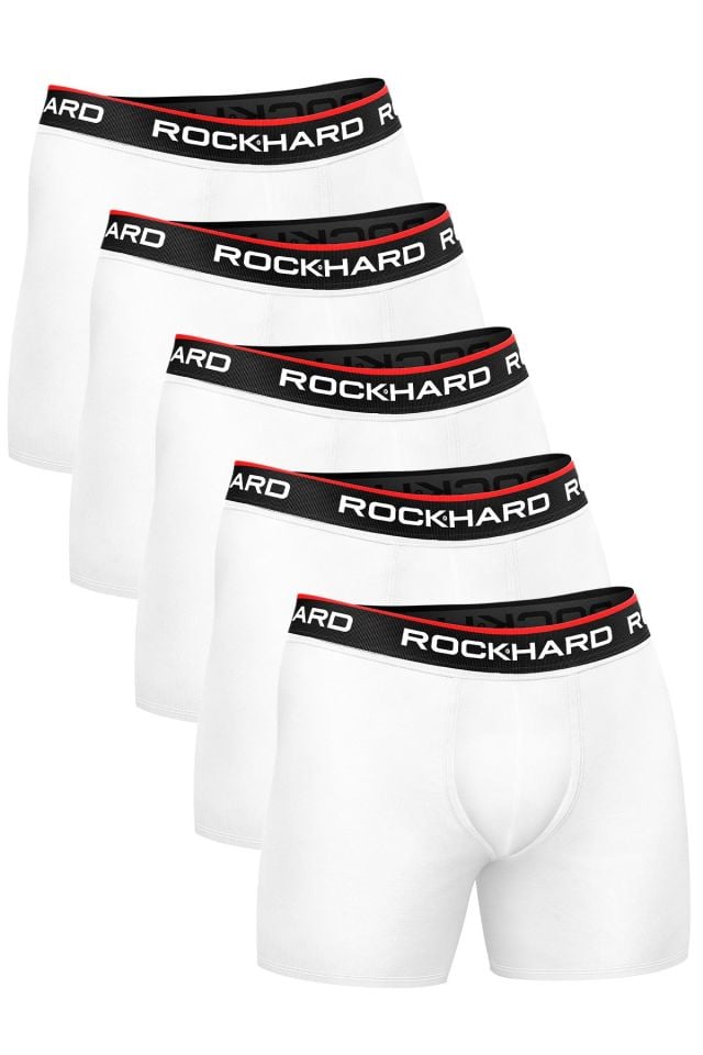 RockHard Erkek Düz Boxer 5'Li Paket