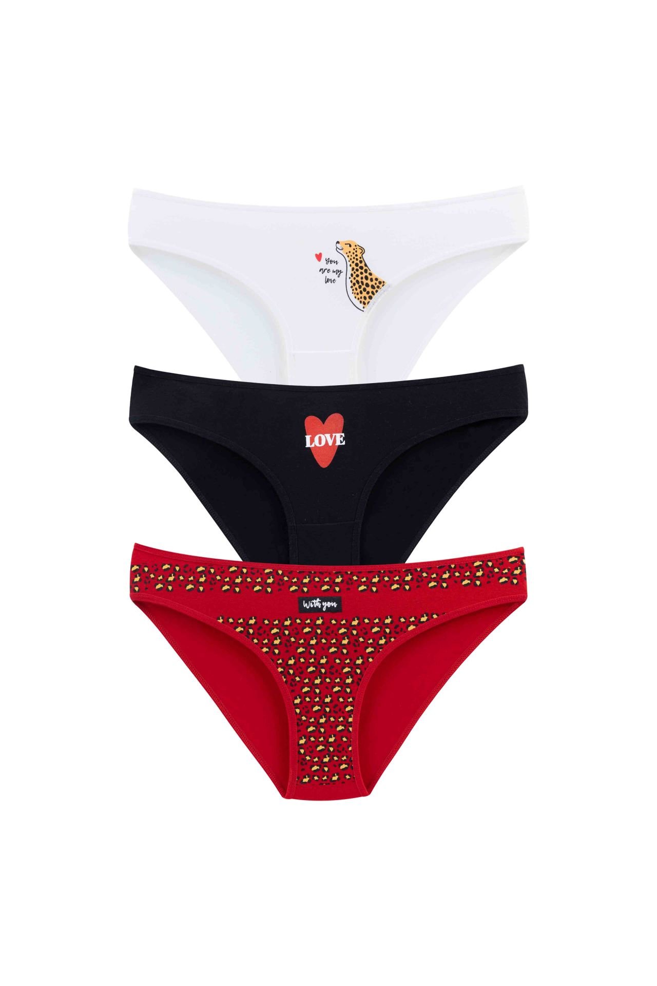 Dominant Kadın Pamuklu Külot 3'lü Paket