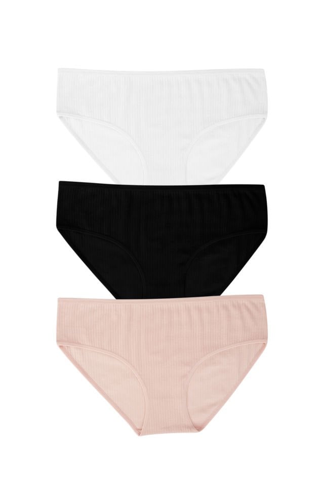 Dominant Kadın Pamuklu Likralı Külot 3'Lü Paket