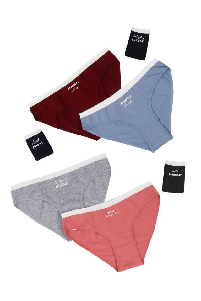 Dominant Kadın Pamuklu Külot 7'li Paket