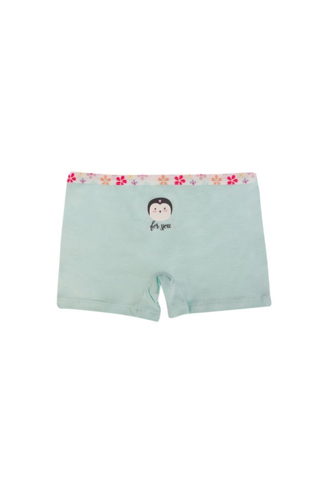 DomiKids Kız Çocuk Pamuklu Boxer 6'Lı Paket