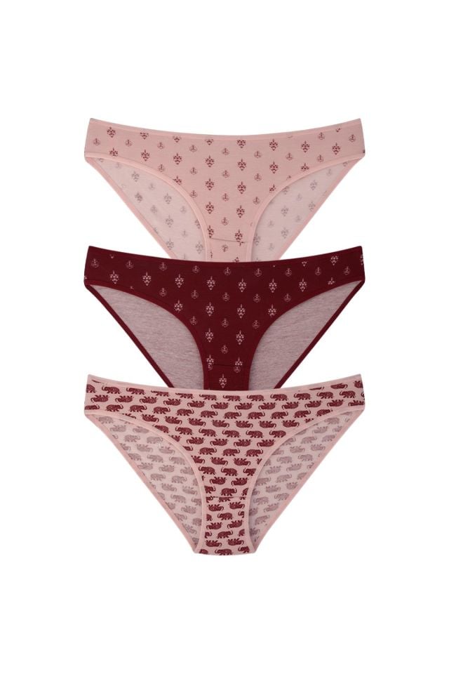 Dominant Kadın Pamuklu Külot 3'lü Paket