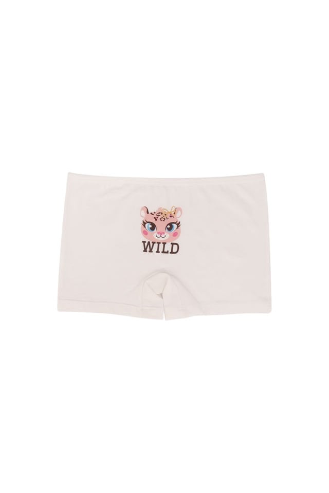 DomiKids Kız Çocuk Pamuklu Boxer 3'Lü Paket