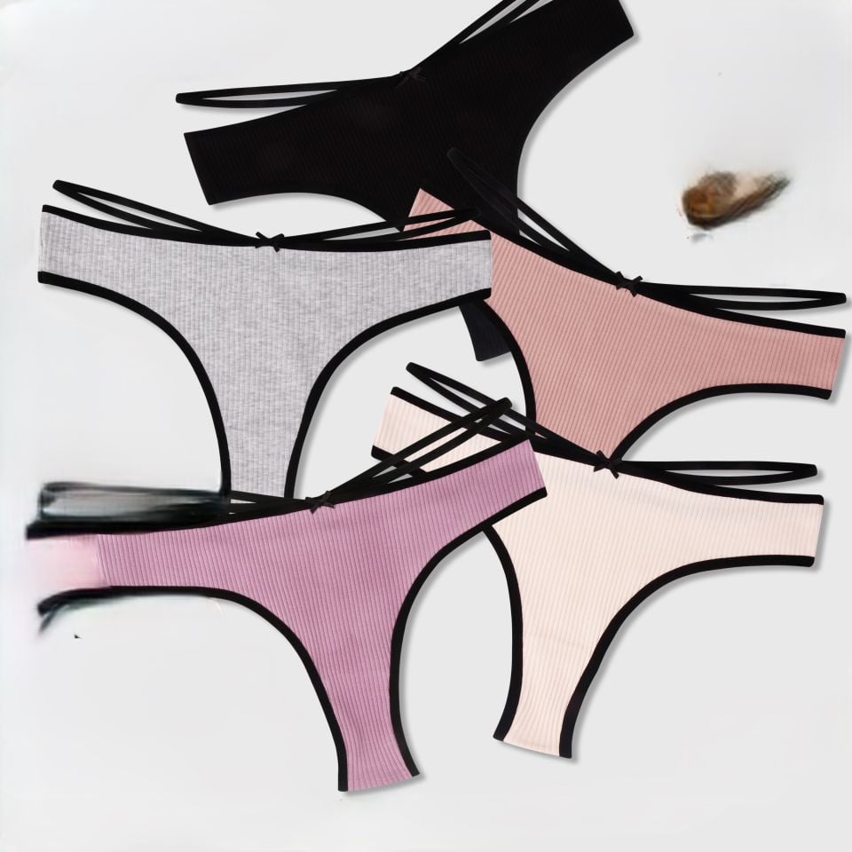 Dominant Kadın Pamuklu Brazilian Külot 5'Li Paket